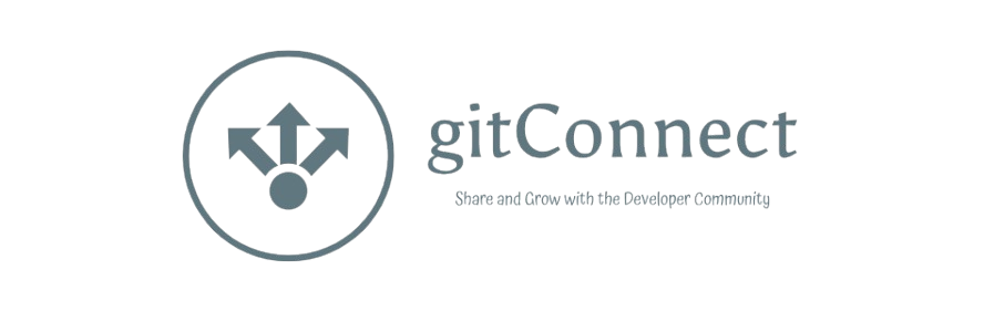 gitConnect Logo With Slogan